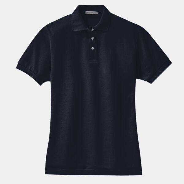 Ladies Heavyweight Cotton Pique Polo Thumbnail