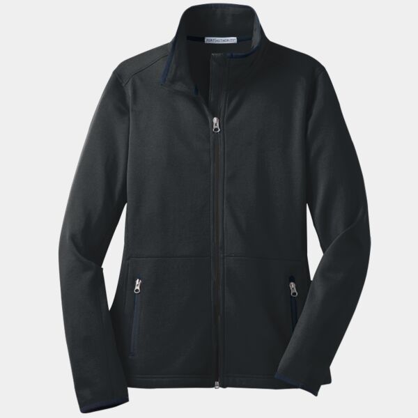 Ladies Pique Fleece Jacket Thumbnail