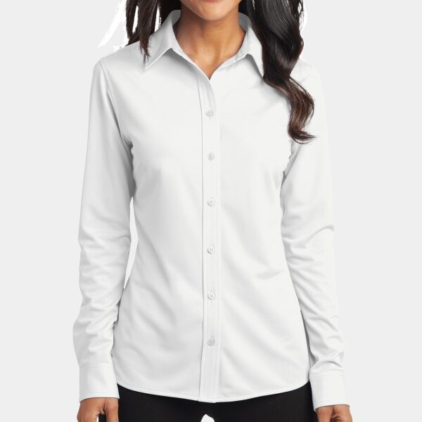 Ladies Dimension Knit Dress Shirt Thumbnail