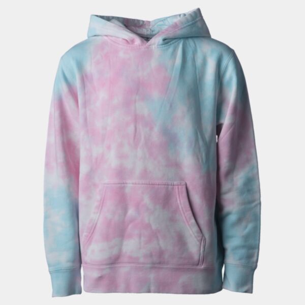 Youth Midweight Tie-Dye Hooded Pullover Thumbnail