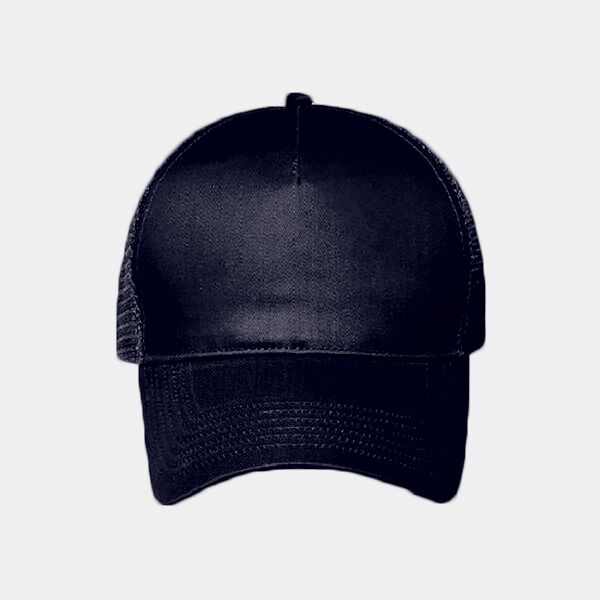 OTTO Cotton Twill Five Panel Low Profile Mesh Back Trucker Hat Thumbnail