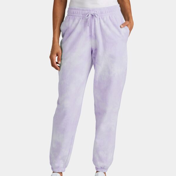 Ladies Beach Wash ® Cloud Tie Dye Sweatpant Thumbnail